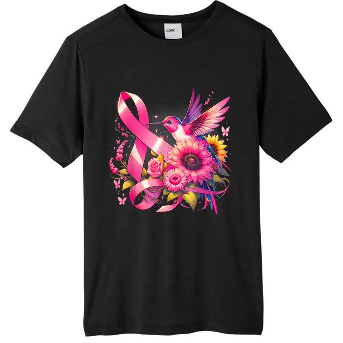 Hummingbird P.Ink Ribbon Breast Cancer Awareness Support ChromaSoft Performance T-Shirt