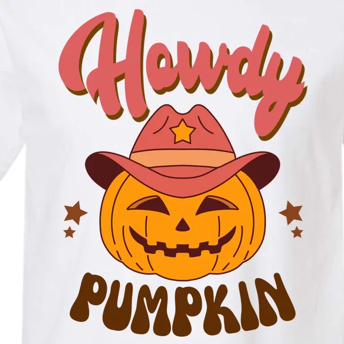 Howdy Pumpkin Retro Cute Halloween Garment-Dyed Heavyweight T-Shirt