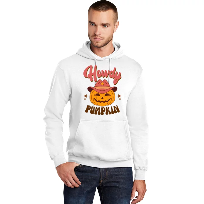 Howdy Pumpkin Retro Cute Halloween Hoodie