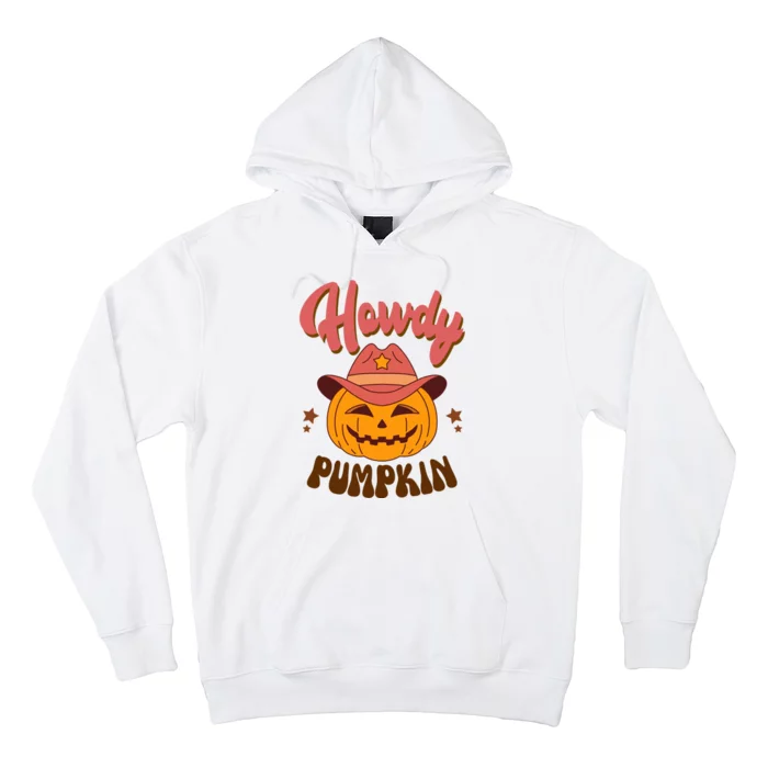 Howdy Pumpkin Retro Cute Halloween Hoodie