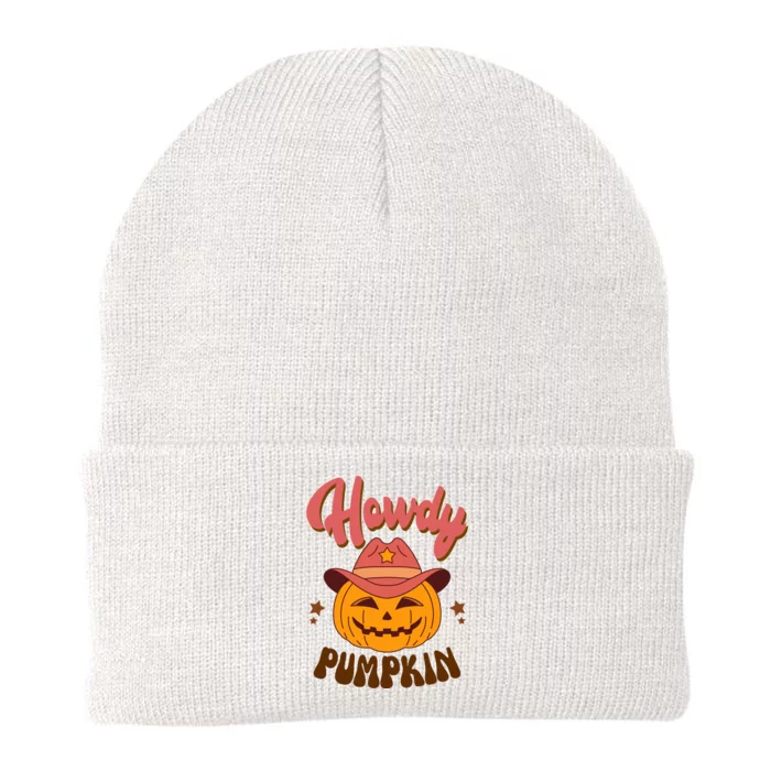 Howdy Pumpkin Retro Cute Halloween Knit Cap Winter Beanie