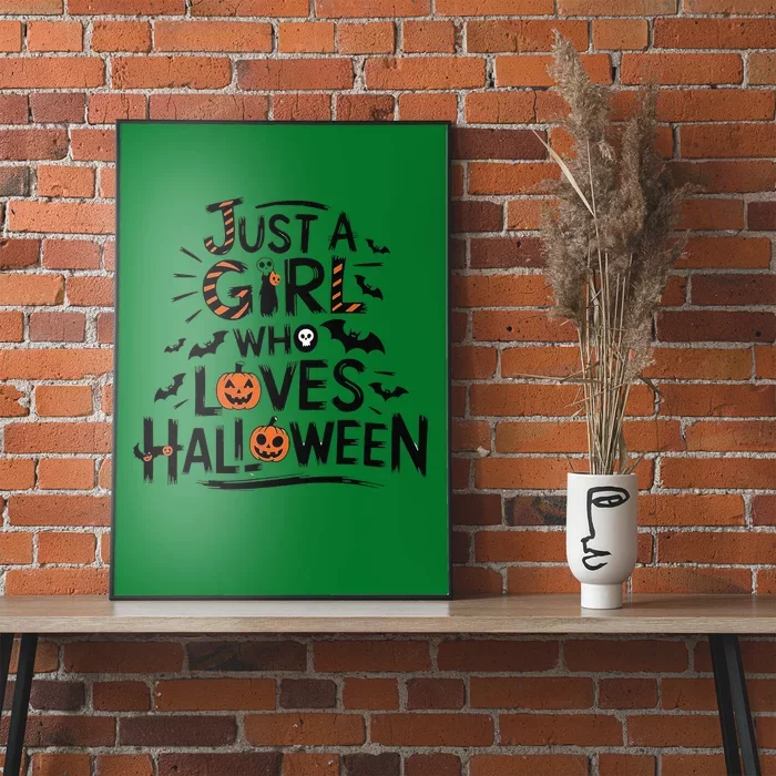 Halloween Pumpkin S Women Cute Autumn Poster