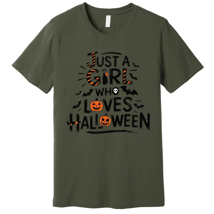 Halloween Pumpkin S Women Cute Autumn Premium T-Shirt