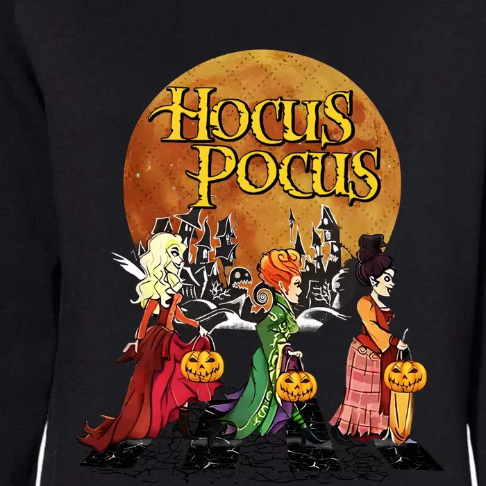 Hokus Pokus Sanderson Witch Halloween Night Womens California Wash Sweatshirt