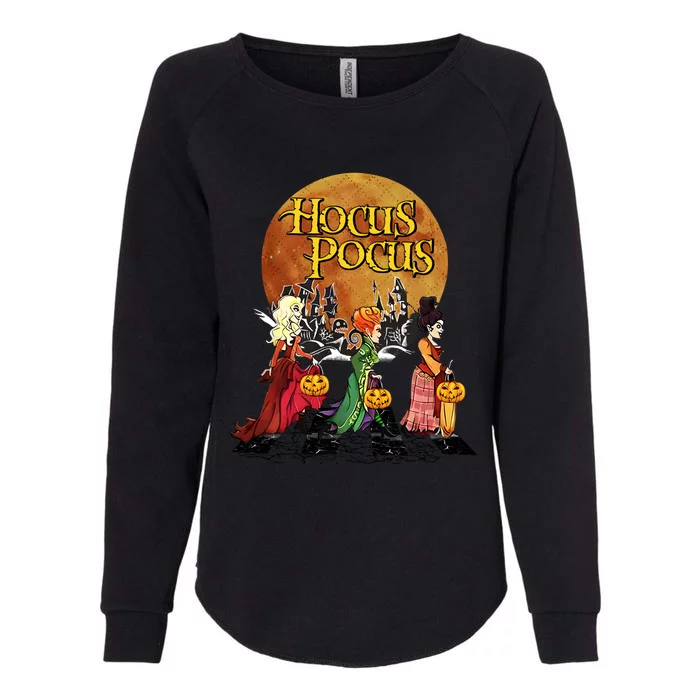 Hokus Pokus Sanderson Witch Halloween Night Womens California Wash Sweatshirt