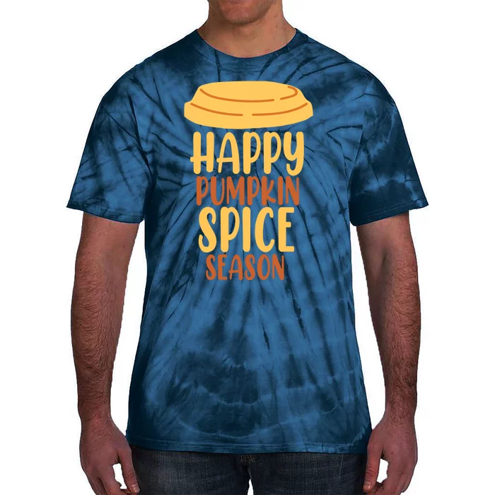 Happy Pumpkin Spice Season Coffee Lover Tie-Dye T-Shirt