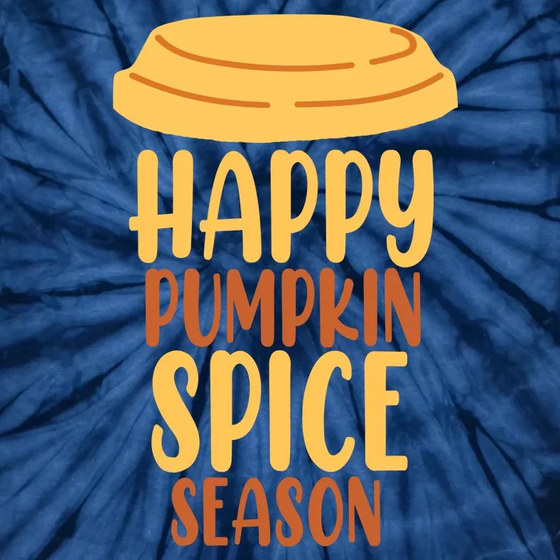 Happy Pumpkin Spice Season Coffee Lover Tie-Dye T-Shirt