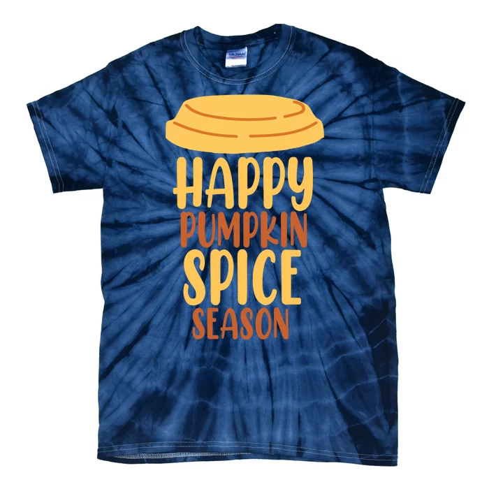 Happy Pumpkin Spice Season Coffee Lover Tie-Dye T-Shirt