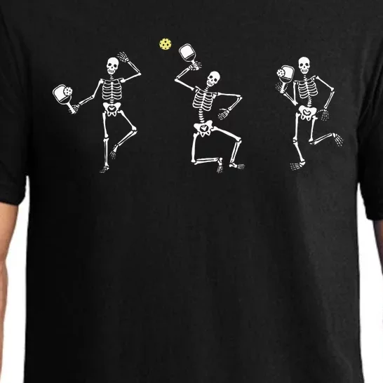 Halloween Pickleball Skeleton Pajama Set