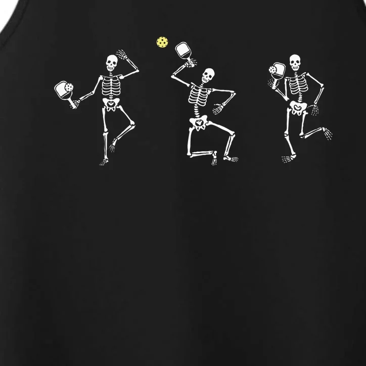 Halloween Pickleball Skeleton Performance Tank