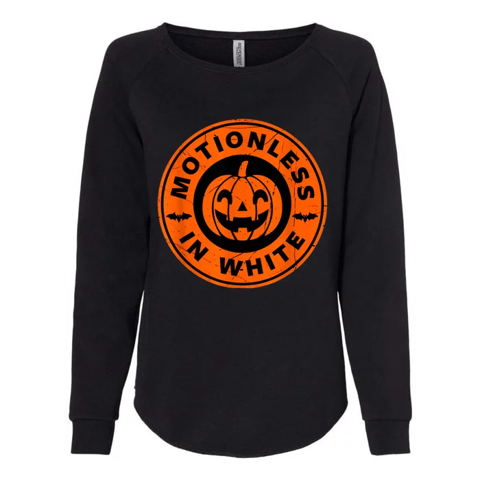 Halloween Pumpkin Scary Funny Motionlesses In White Womens California Wash Sweatshirt