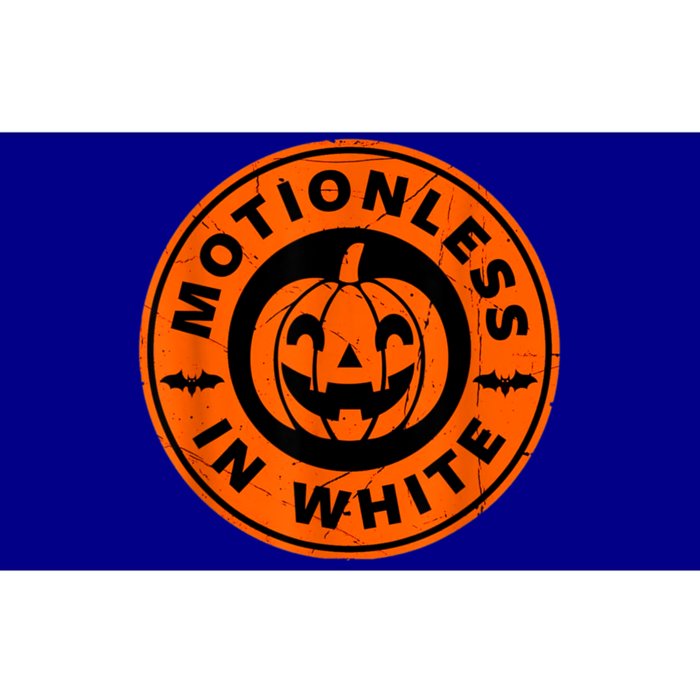 Halloween Pumpkin Scary Funny Motionlesses In White Bumper Sticker