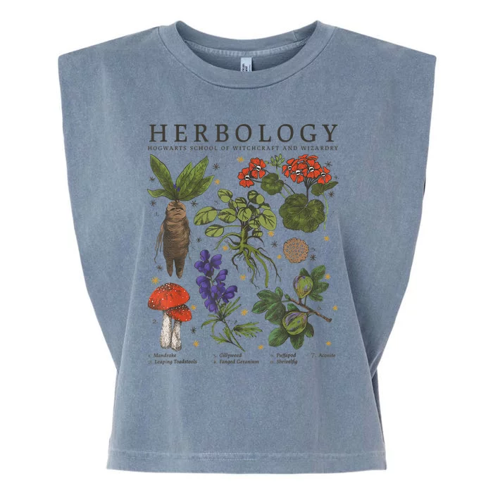 Herbology Plants Short Sleeve Garment-Dyed Women's Muscle Tee