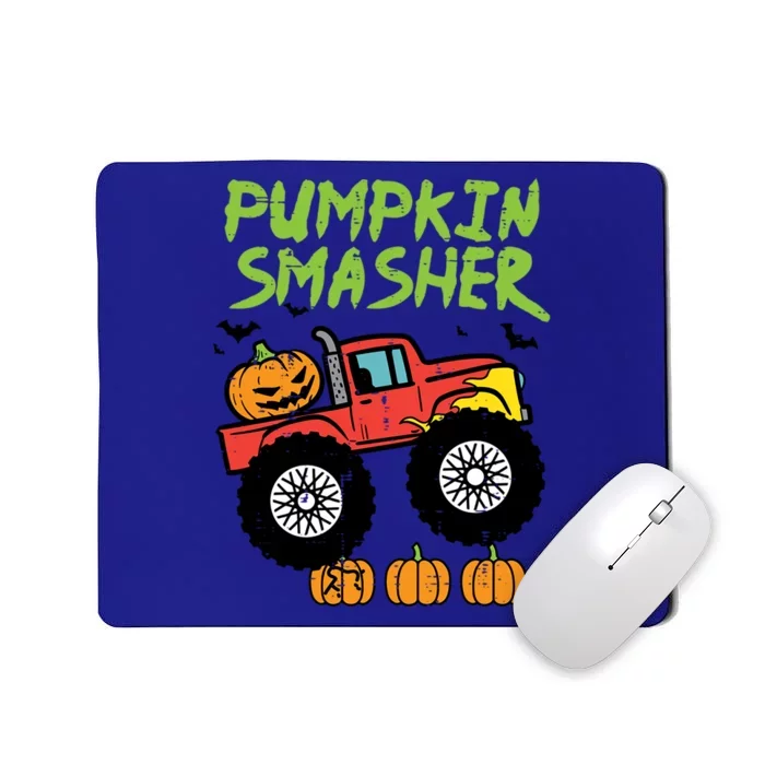 Halloween Pumpkin Smasher Monster Truck Costume Gift Mousepad