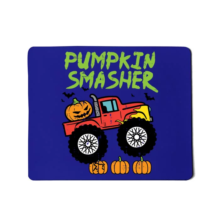 Halloween Pumpkin Smasher Monster Truck Costume Gift Mousepad