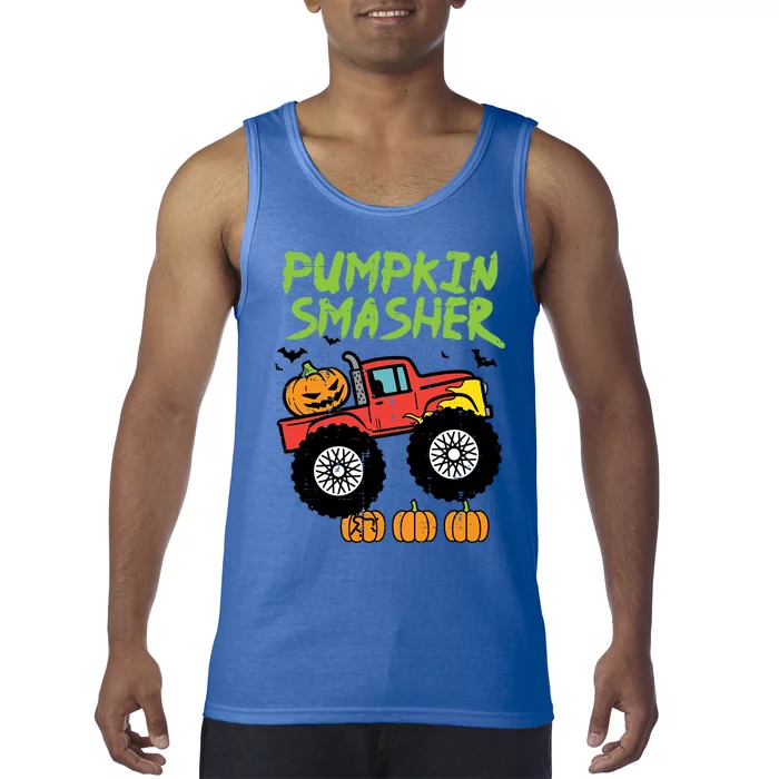 Halloween Pumpkin Smasher Monster Truck Costume Gift Tank Top