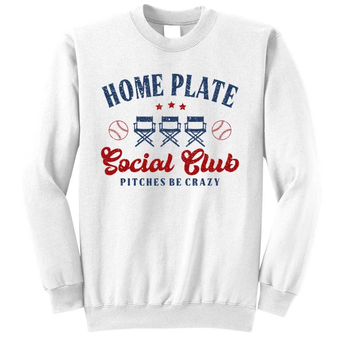 Home Plate Social Club Softball Sweatshirt