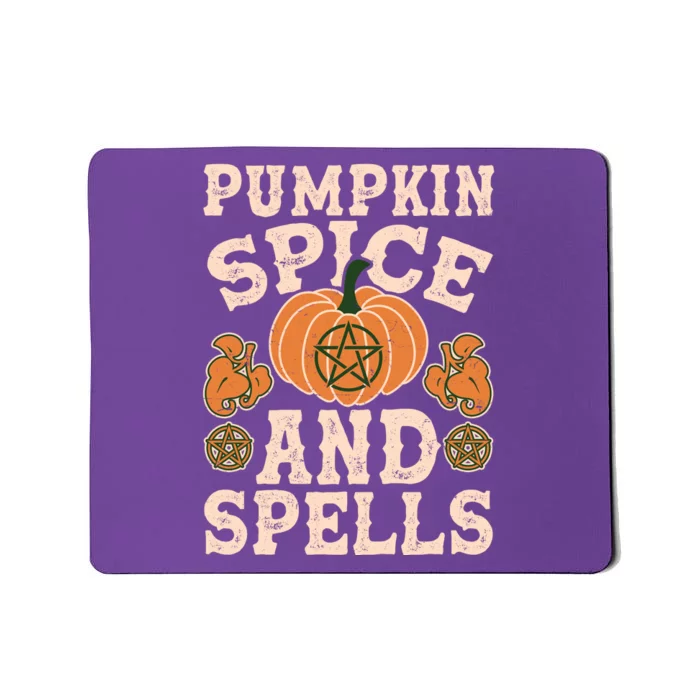 Halloween Pumpkin Spice And Spells Mousepad