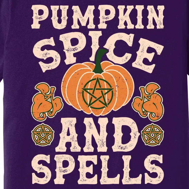 Halloween Pumpkin Spice And Spells Premium T-Shirt