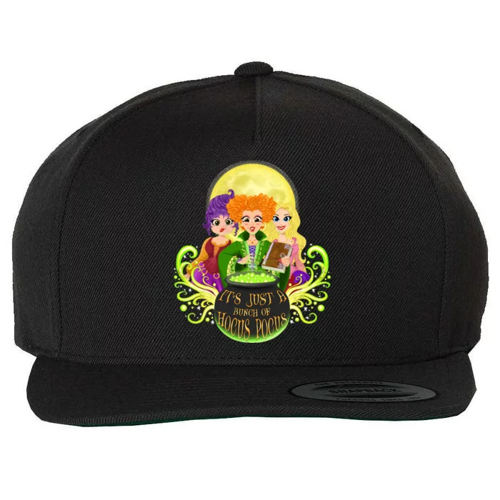 Hocus Pocus Sanderson Sisters Just A Bunch Of Hocus Pocus Wool Snapback Cap