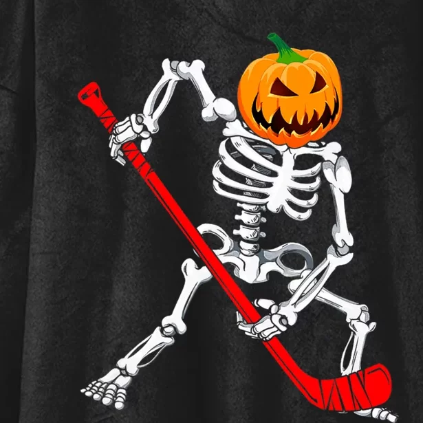 Hockey Player Skeleton Halloween Pumkin Costume For Boy Hooded Wearable Blanket