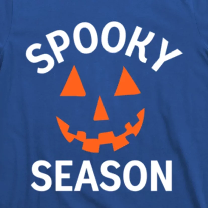 Halloween Pumpkin SpookySeason Design Funny Gift T-Shirt