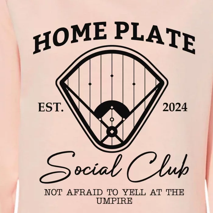 Home Plate Social Club Baseball Mom Womens California Wash Sweatshirt