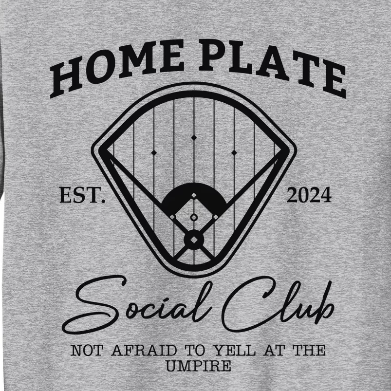 Home Plate Social Club Baseball Mom Tall Sweatshirt