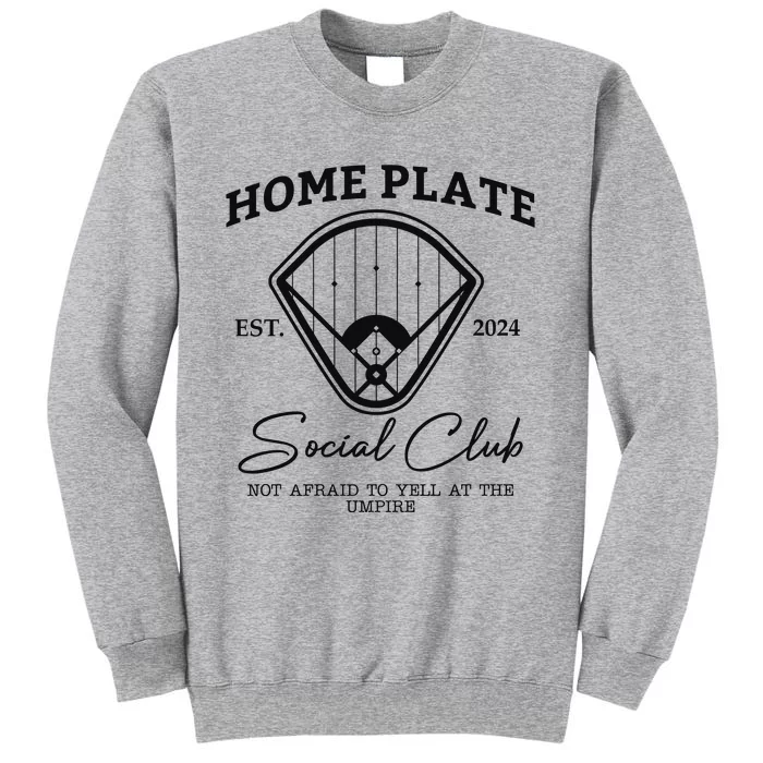 Home Plate Social Club Baseball Mom Tall Sweatshirt