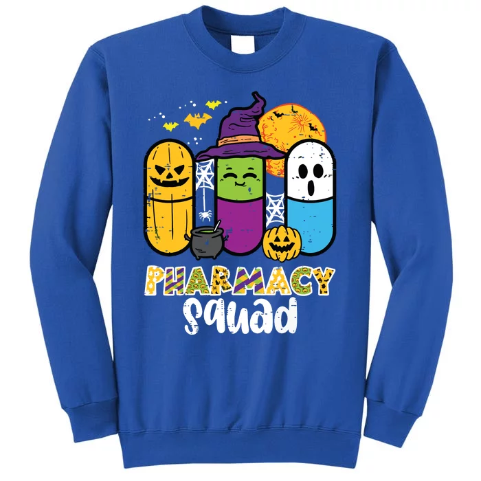 Halloween Pharmacy Squad Pills Costume Pharmacist Women Tall Sweatshirt