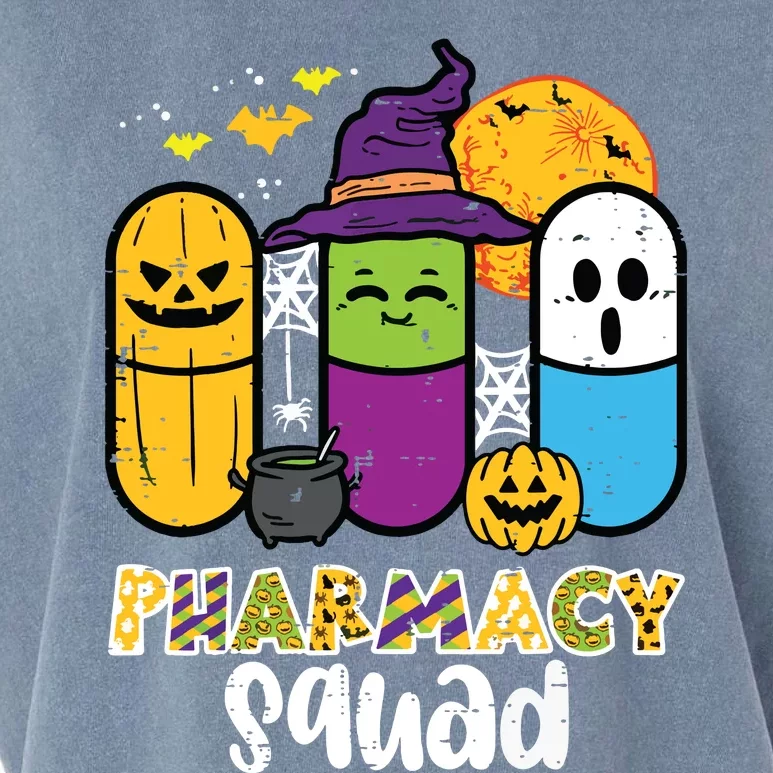 Halloween Pharmacy Squad Pills Costume Pharmacist Women Garment-Dyed Women's Muscle Tee