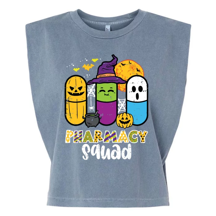 Halloween Pharmacy Squad Pills Costume Pharmacist Women Garment-Dyed Women's Muscle Tee