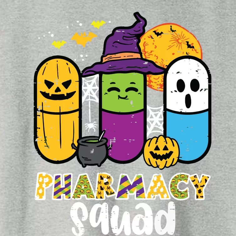 Halloween Pharmacy Squad Pills Costume Pharmacist Women Women's Crop Top Tee