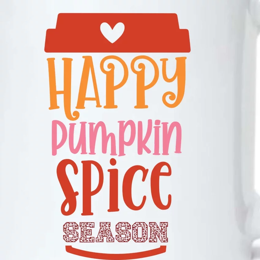 Happy Pumpkin Spice Season Black Color Changing Mug