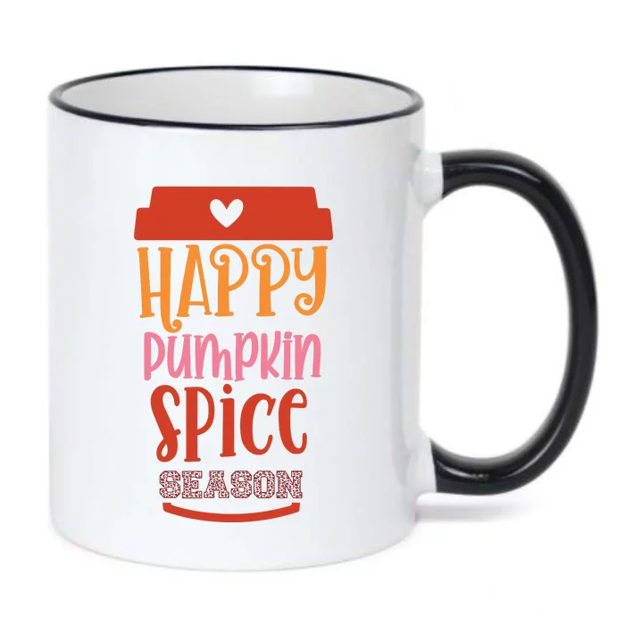 Happy Pumpkin Spice Season Black Color Changing Mug