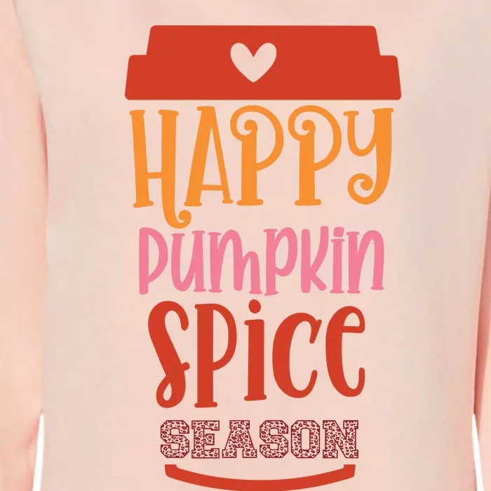 Happy Pumpkin Spice Season Womens California Wash Sweatshirt