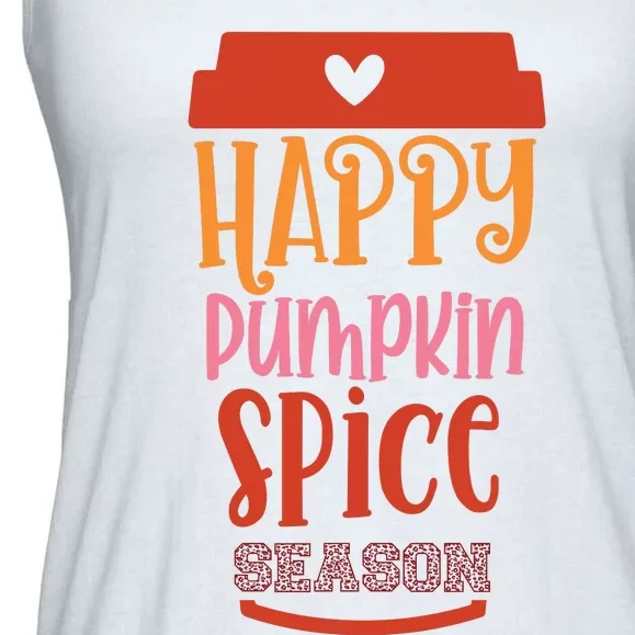 Happy Pumpkin Spice Season Ladies Essential Flowy Tank