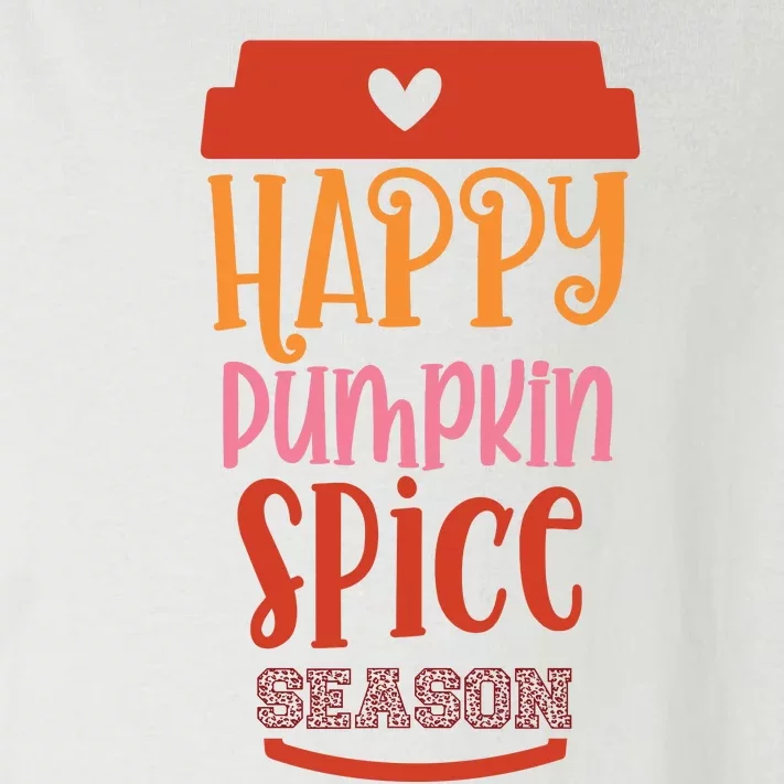 Happy Pumpkin Spice Season Toddler Long Sleeve Shirt