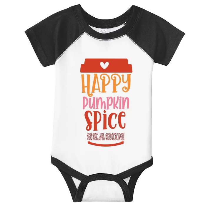 Happy Pumpkin Spice Season Infant Baby Jersey Bodysuit