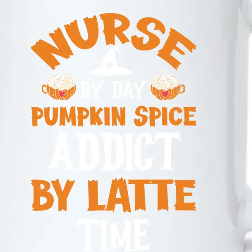 Halloween Pumpkin Spice Latte Nurse Coffee Lover Gift Black Color Changing Mug