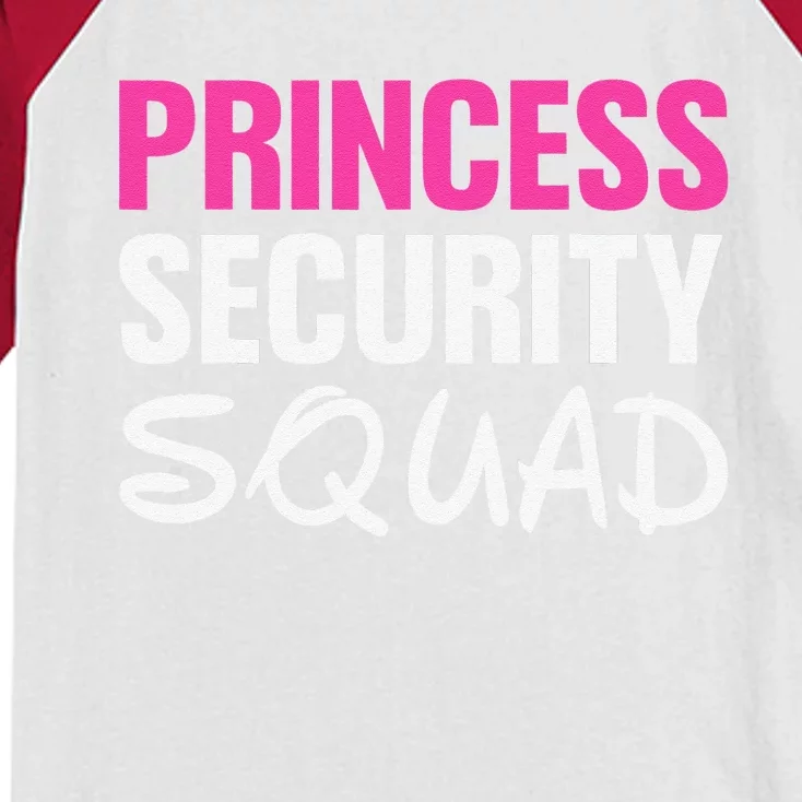 Halloween Princess Security Squad Kids Colorblock Raglan Jersey