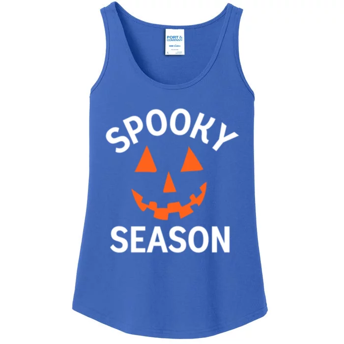 Halloween Pumpkin SpookySeason Design Gift Ladies Essential Tank