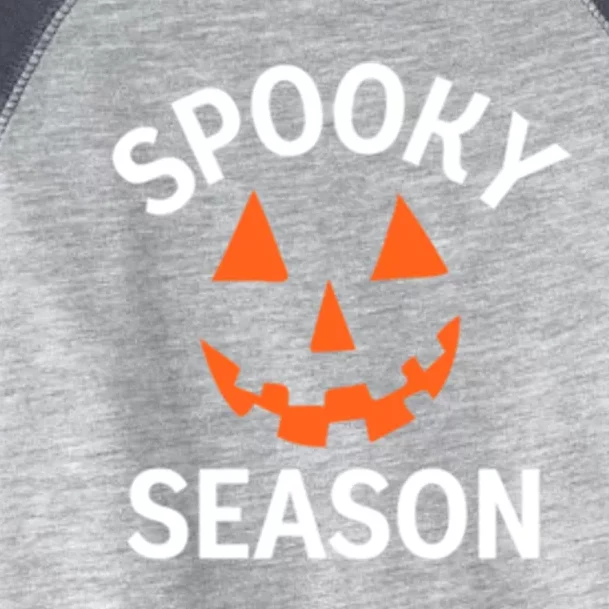 Halloween Pumpkin SpookySeason Design Gift Toddler Fine Jersey T-Shirt