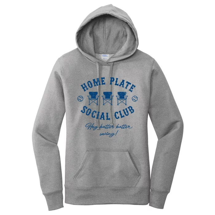 Home Plate Social Club Hey Batter Batter Swing Women's Pullover Hoodie