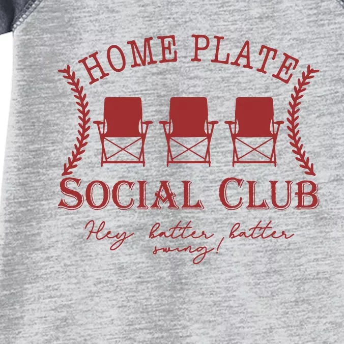 Home Plate Social Club Infant Baby Jersey Bodysuit