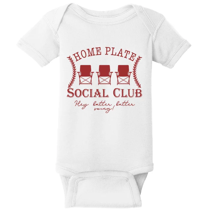 Home Plate Social Club Baby Bodysuit