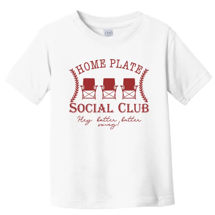 Home Plate Social Club Toddler T-Shirt