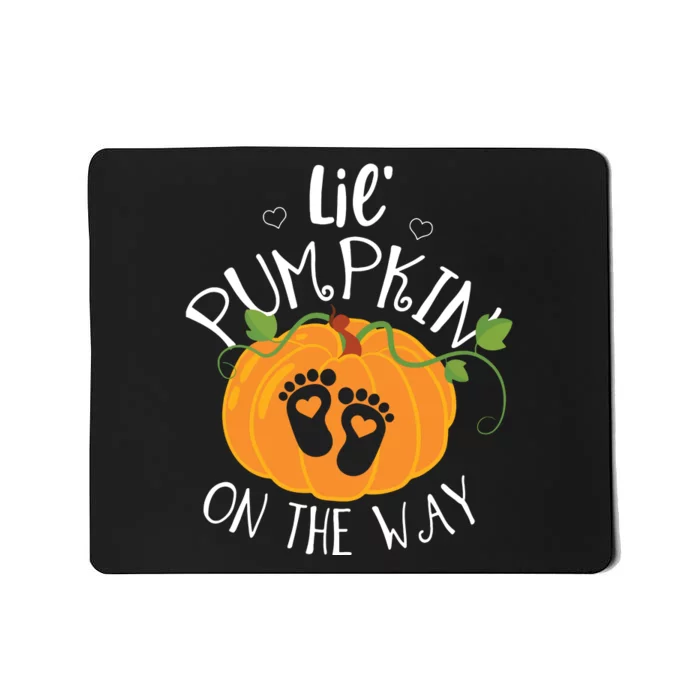 Halloween Pregnancy Shirts Mom To Be Lil Pumpkin On The Way Mousepad