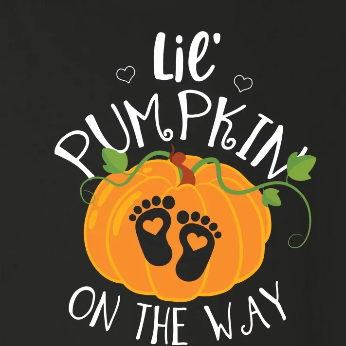 Halloween Pregnancy Shirts Mom To Be Lil Pumpkin On The Way Toddler Long Sleeve Shirt