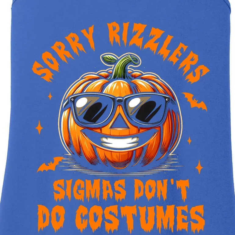 Halloween Pumpkin Spooky Vibes Sigmas DonT Do Costumes Gift Ladies Essential Tank